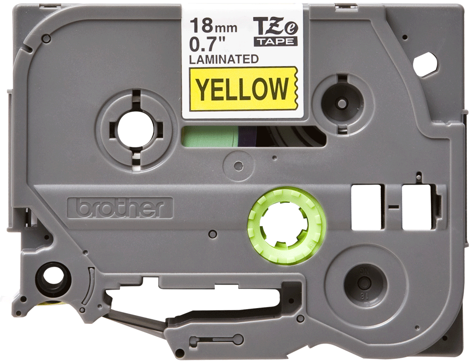 Cassette à ruban pour étiqueteuse TZe-641 Brother originale – Noir sur jaune, 18 mm de large 2